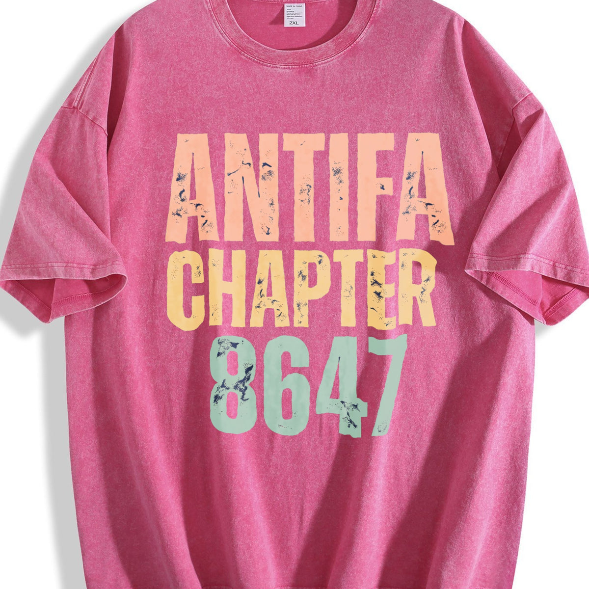 Antifa Chapter 8647 Bella Canvas Vintage Washed T-Shirt product image 7