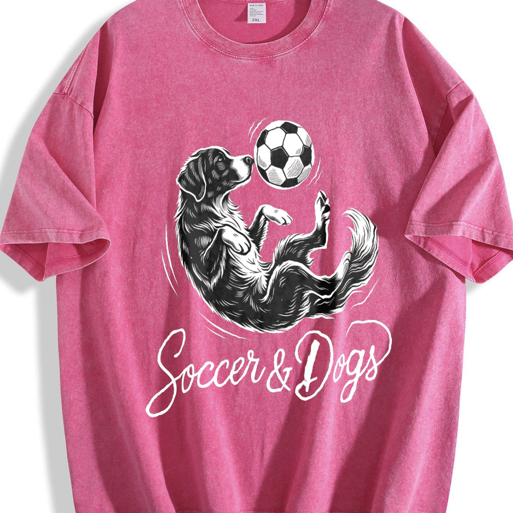 Global Soccer Fan Vintage Washed T-Shirt product image 7