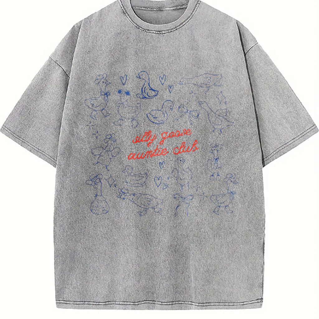 Cute Auntie Vintage Washed T-Shirt product image 5