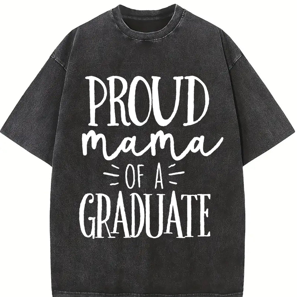 Mom Graduation Proud Mama Of A Graduate Vintage Washed product image 2