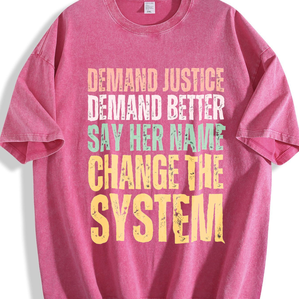 Demand Justice Renee Nicole Good Anti Ice Vintage Washed product image 7