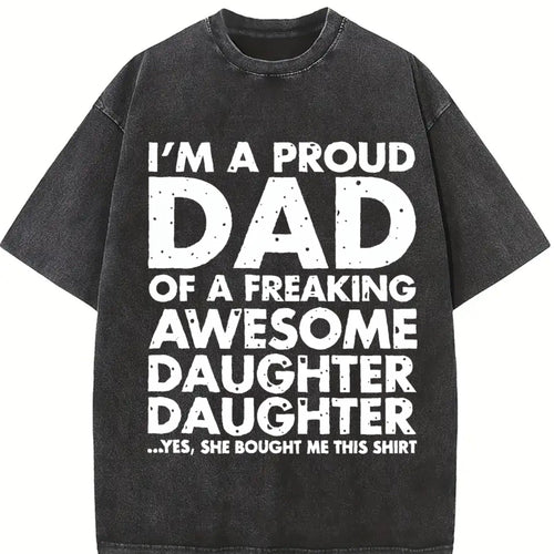 100 Proud Dad Of Freaking Awesome Daughter Father's Day product image 2