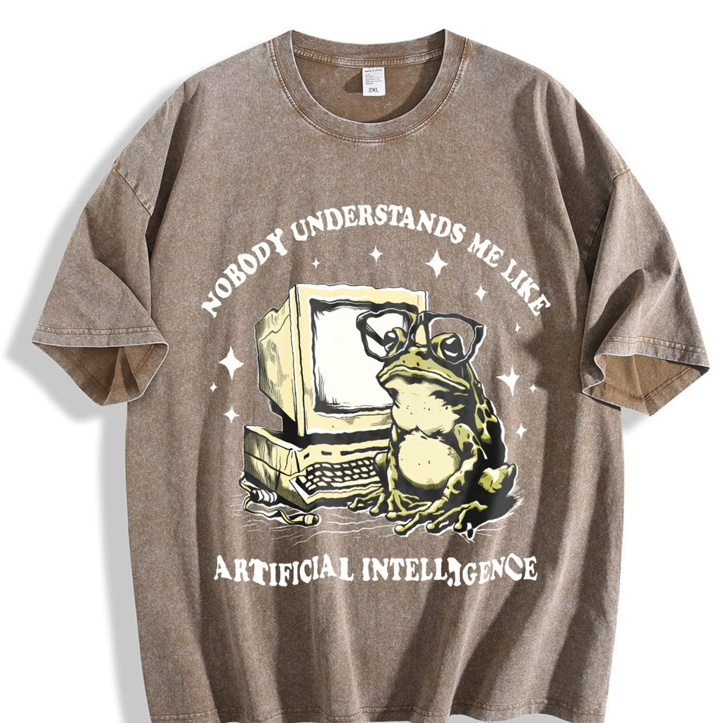 Funny Popular Ai Vintage Washed T-Shirt product image 3