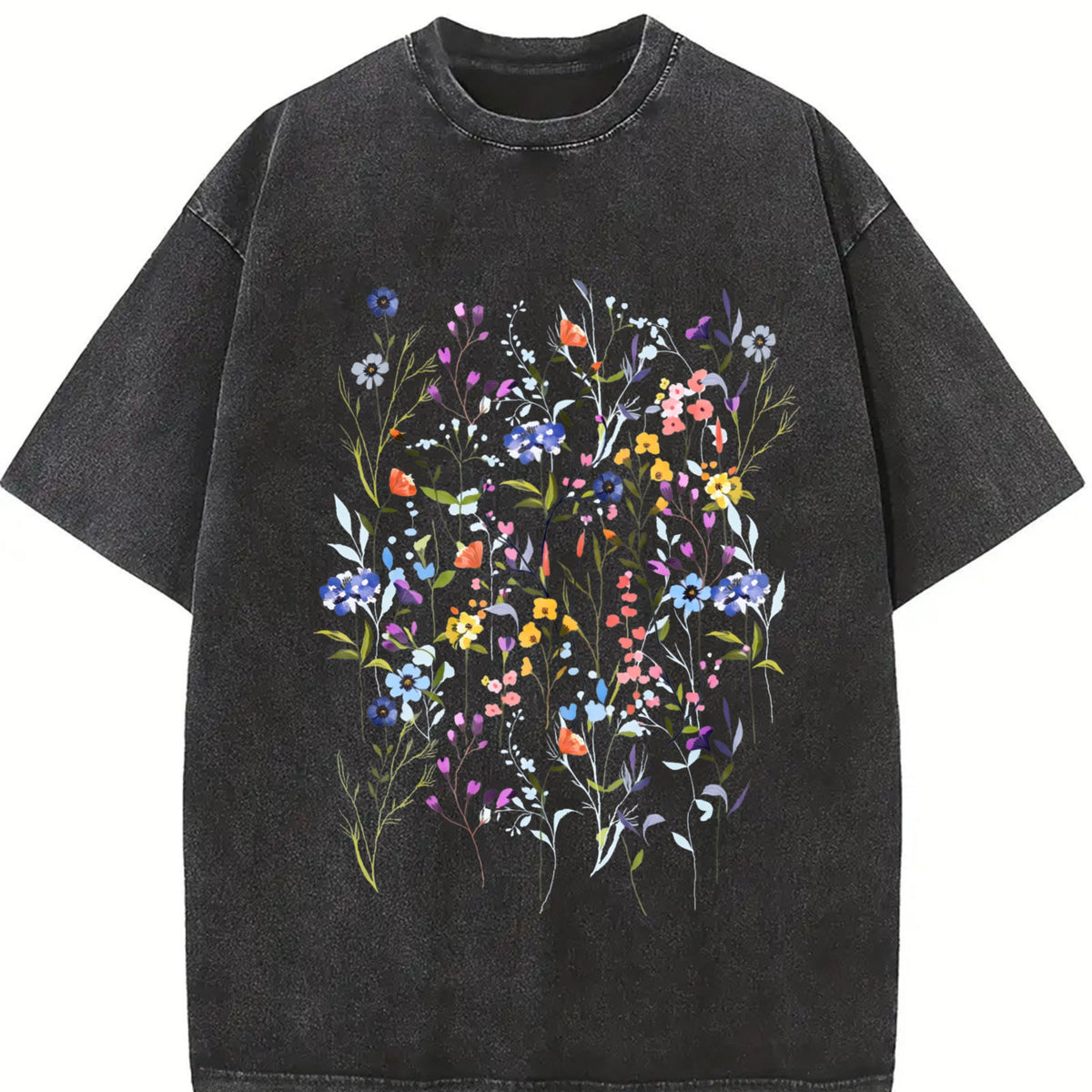 Pressed Flowers Vintage Washed T-Shirt product image 2