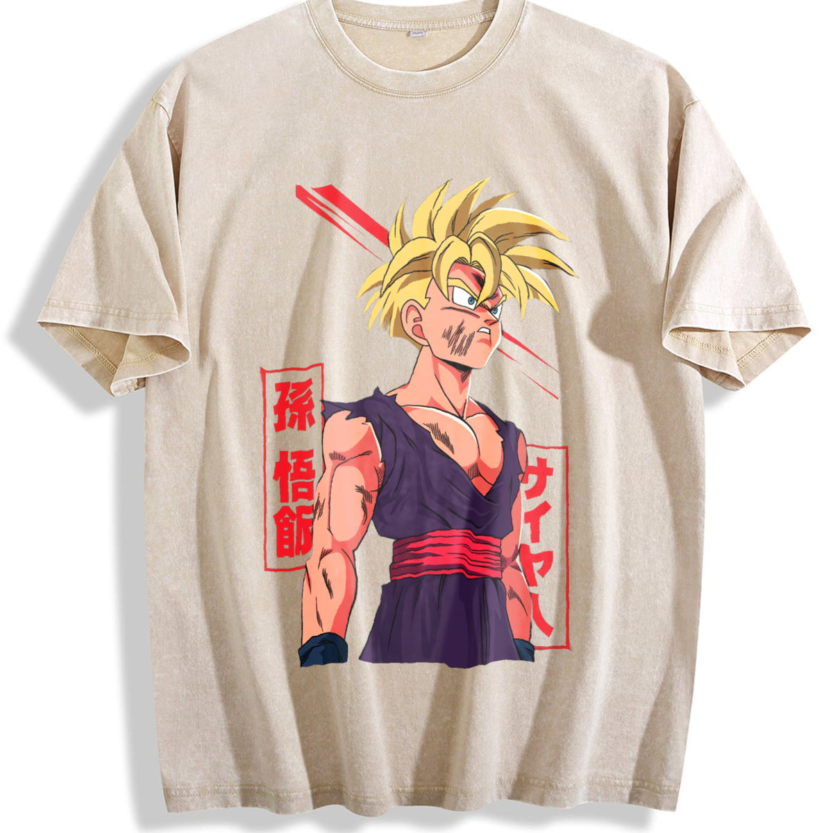 Super Saiyan Warrior Gohan Vintage Washed T-Shirt product image 1