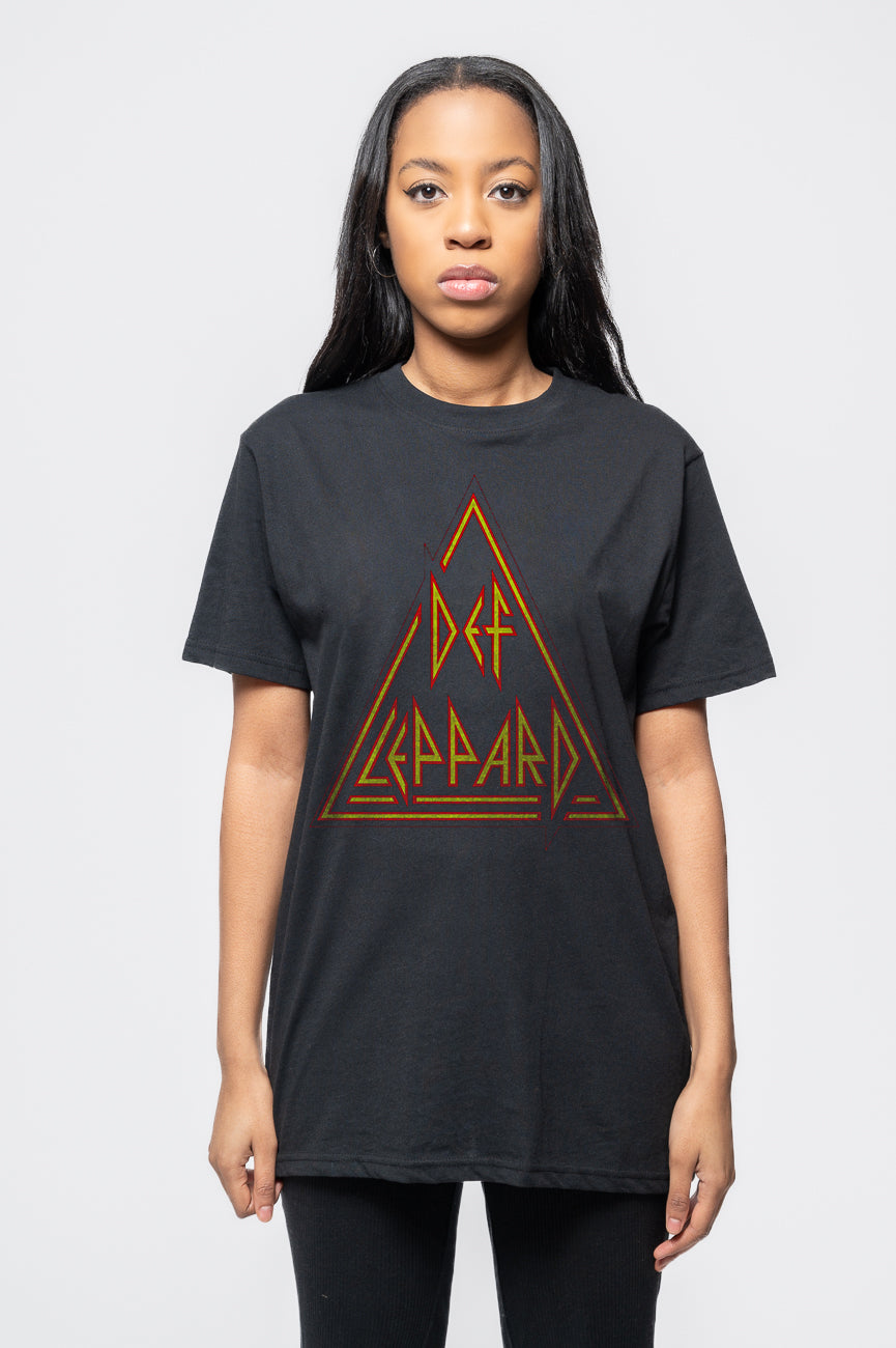 Def Leppard Triangle Band Logo T Shirt product image 1