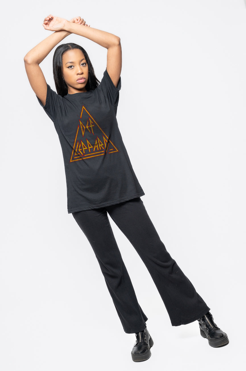 Def Leppard Triangle Band Logo T Shirt product image 5