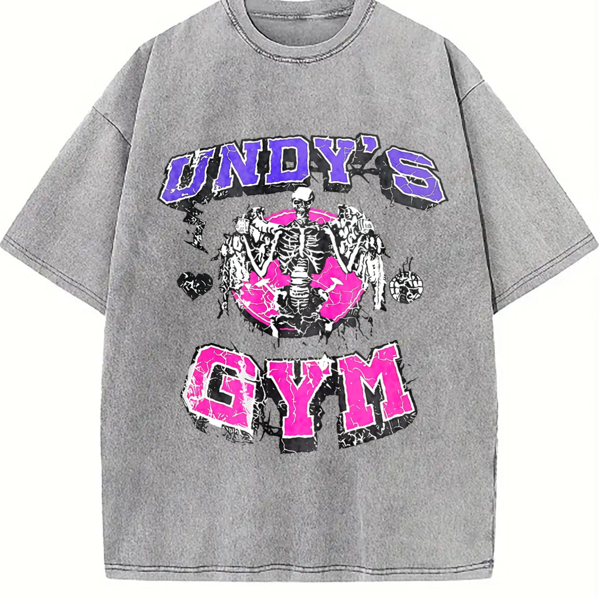Undy's Gym Skeleton Vintage Washed T-Shirt product image 5