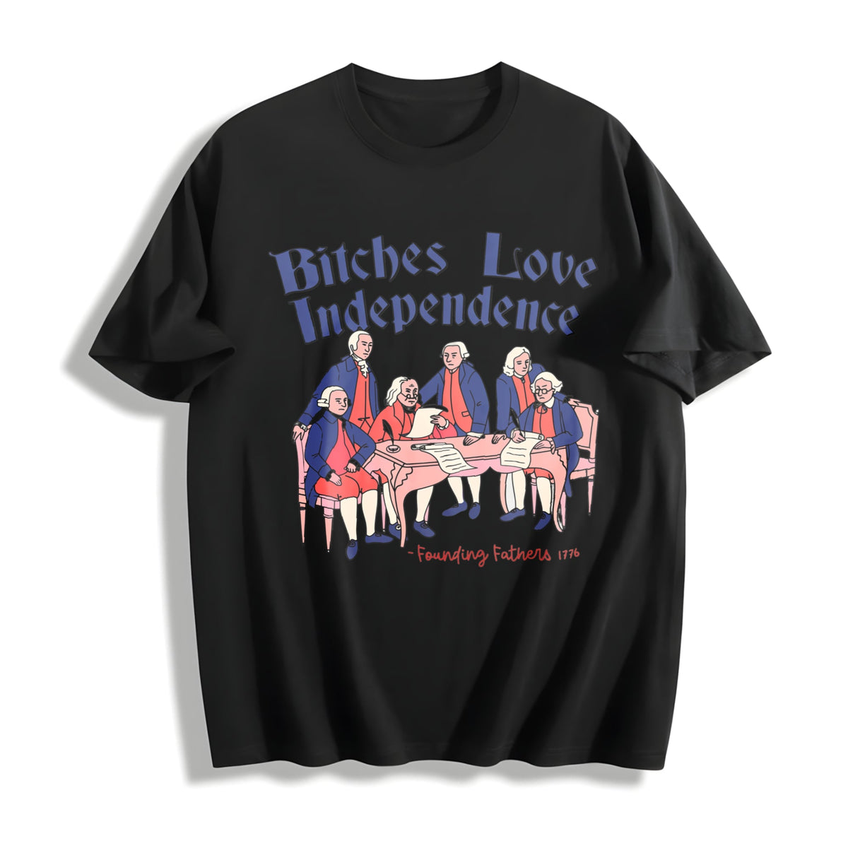Bitches Love Independence Cotton T-Shirt product image 1