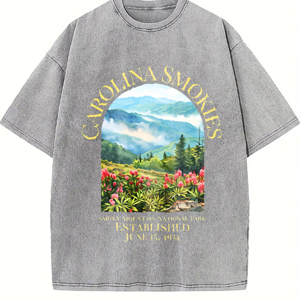 North Carolina Smoky Mountain National Park Vintage Washed product image 5