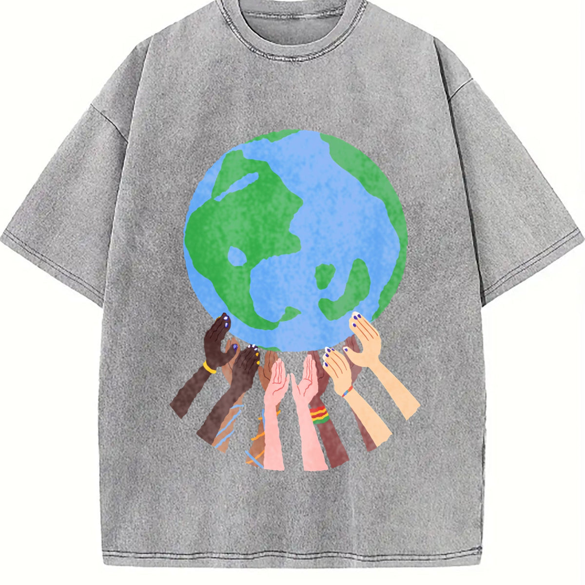 Global Soccer Fan Vintage Washed T-Shirt product image 5