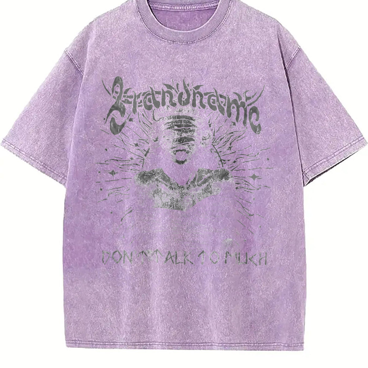Blindfolded Beige Grunge Aesthetic Vintage Washed T-Shirt product image 6