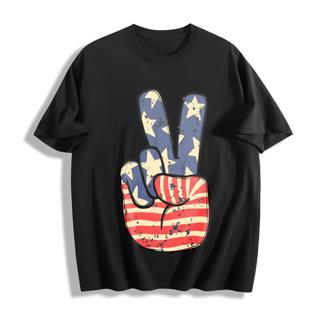 America Peace Cotton T-Shirt product image 1