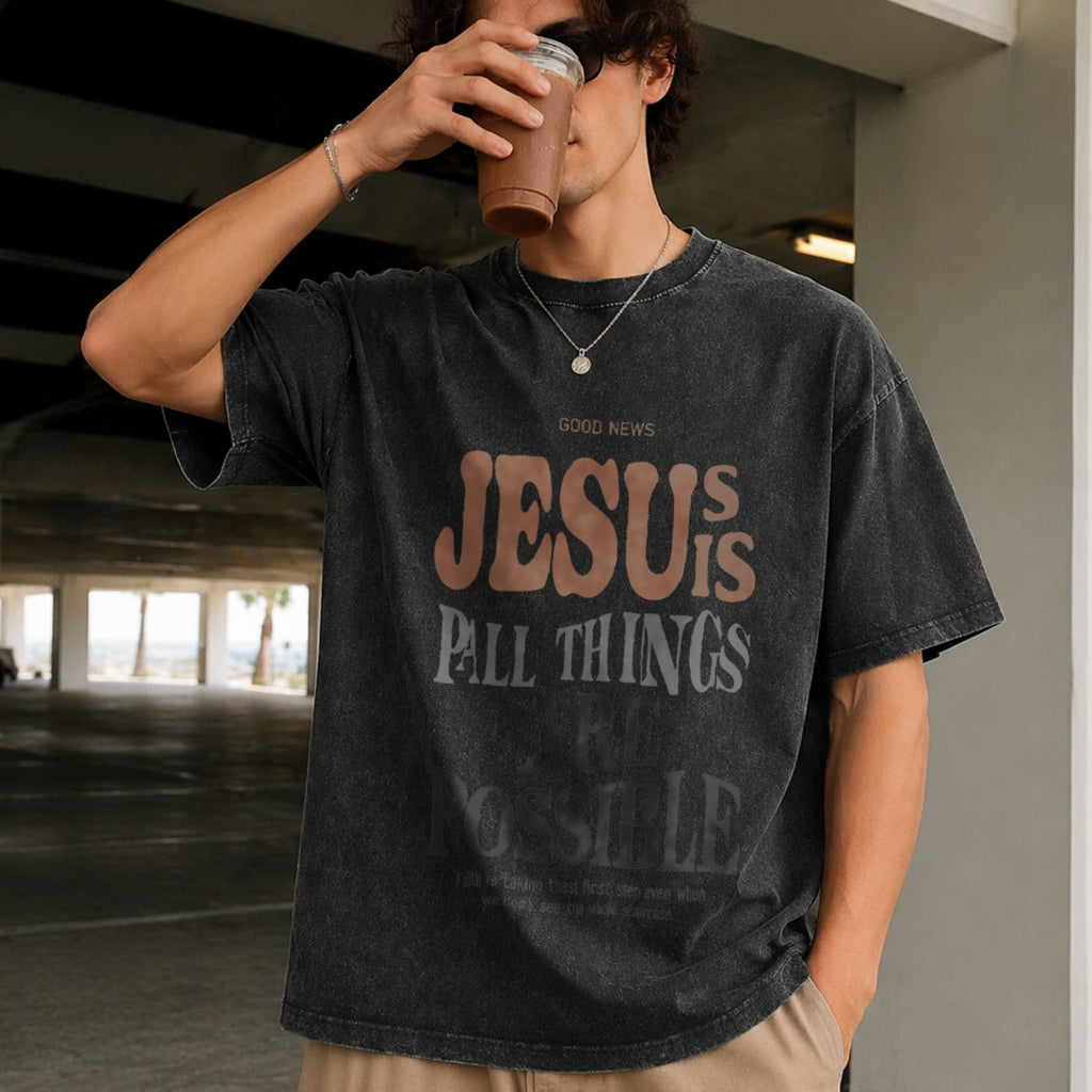3 Pack Christian Faith Cross God Summer Set Vintage Washed product image 9