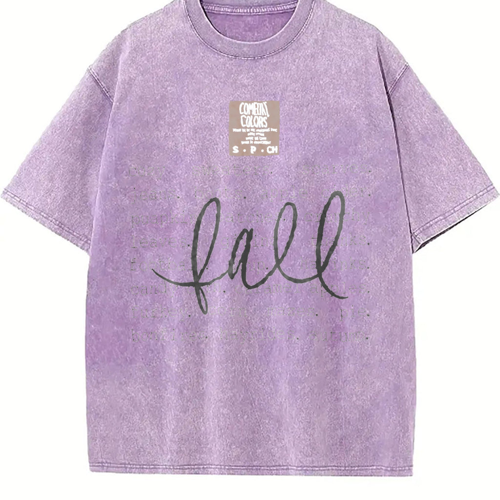Cozy Fall Vintage Washed T-Shirt product image 6