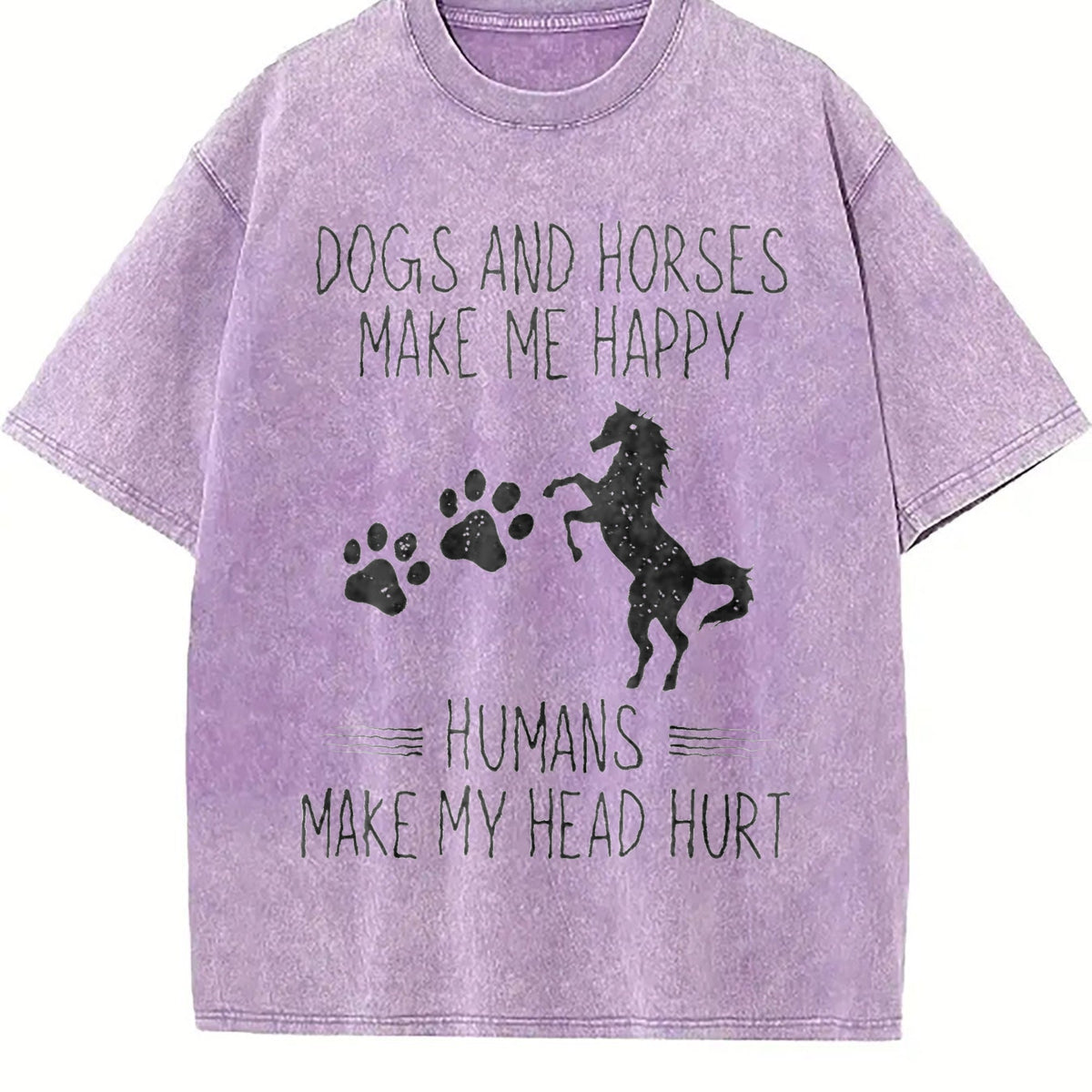 Dog Lovers & Horse Vintage Washed T-Shirt product image 6