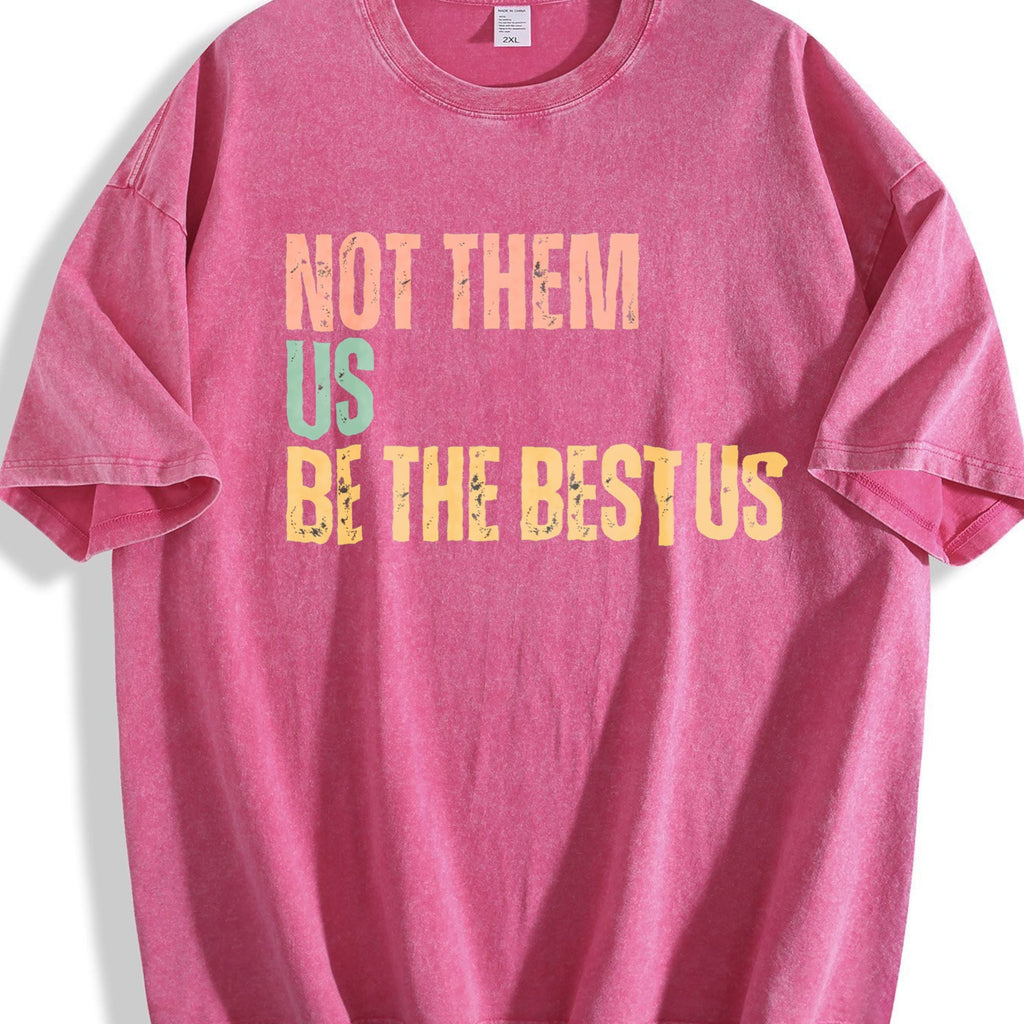 Not Them US Be The Best US Vintage Washed T-Shirt product image 7