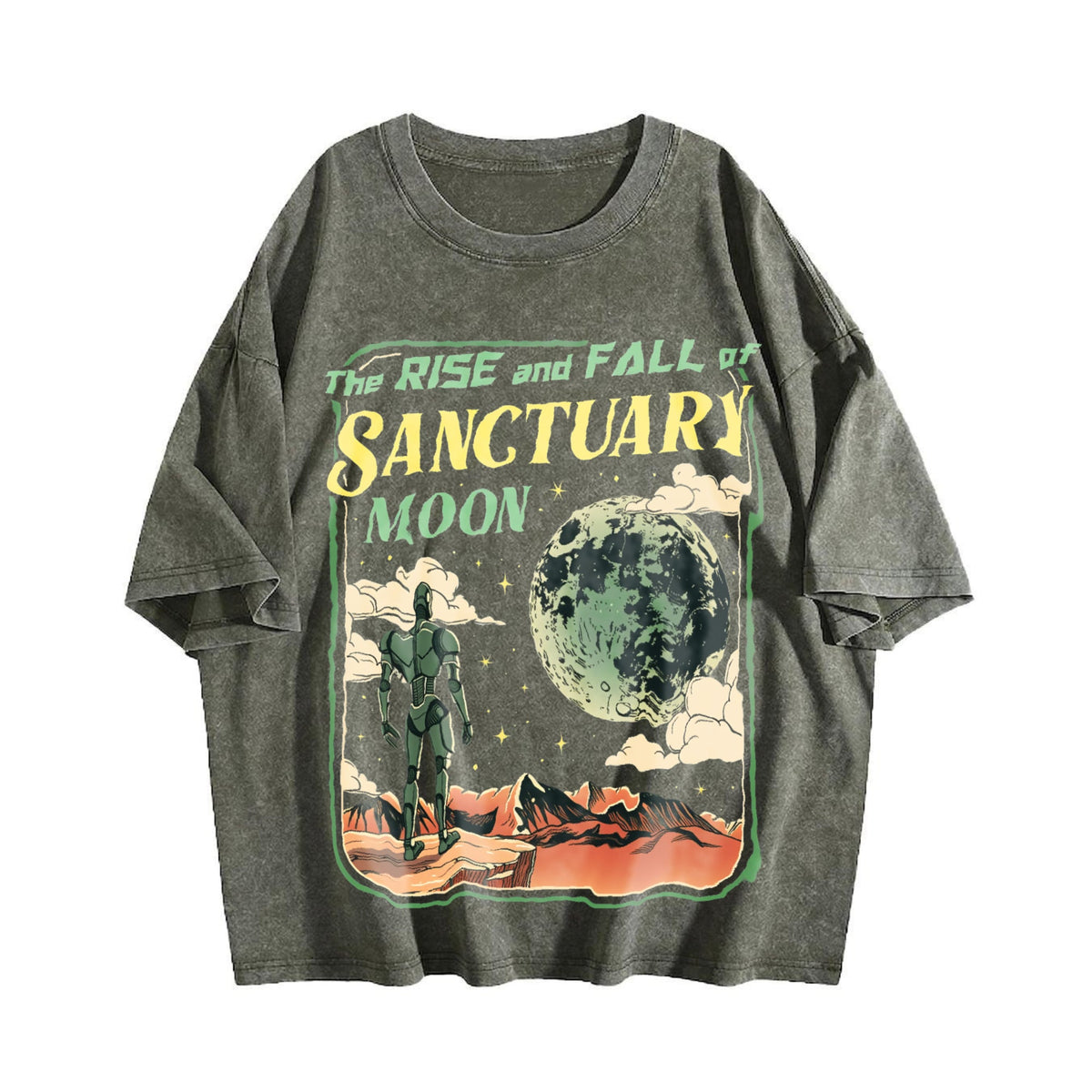 The Rise and Fall of Sanctuary Moon Vintage Washed T-Shirt product image 4