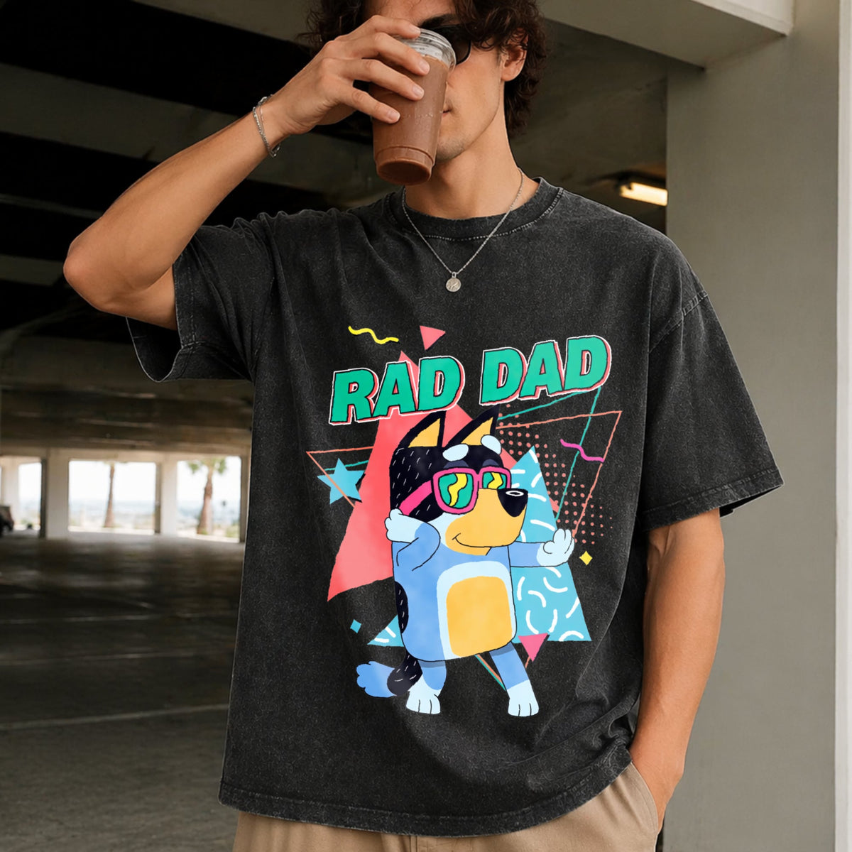 Rad Dad Vintage Washed T-Shirt product image 2