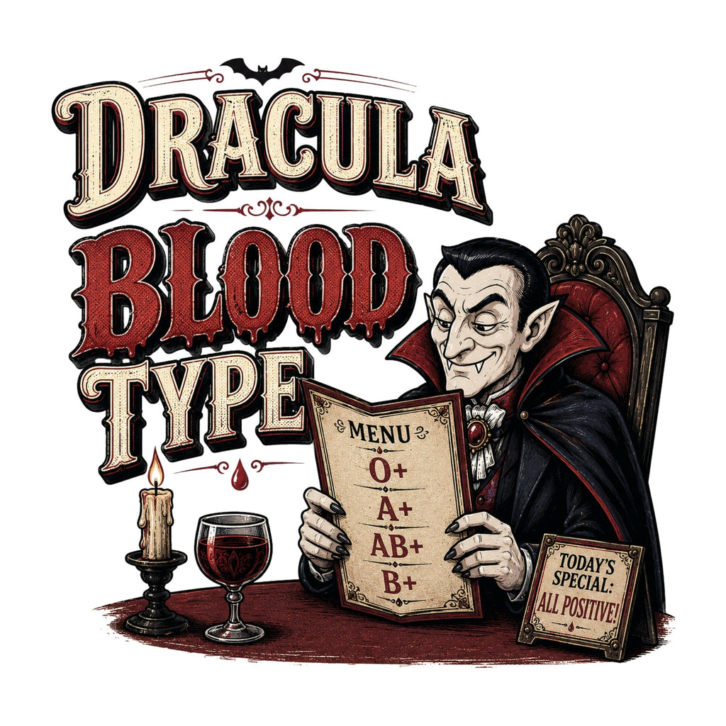 Dracula Blood Type Menu All Positive product image 3