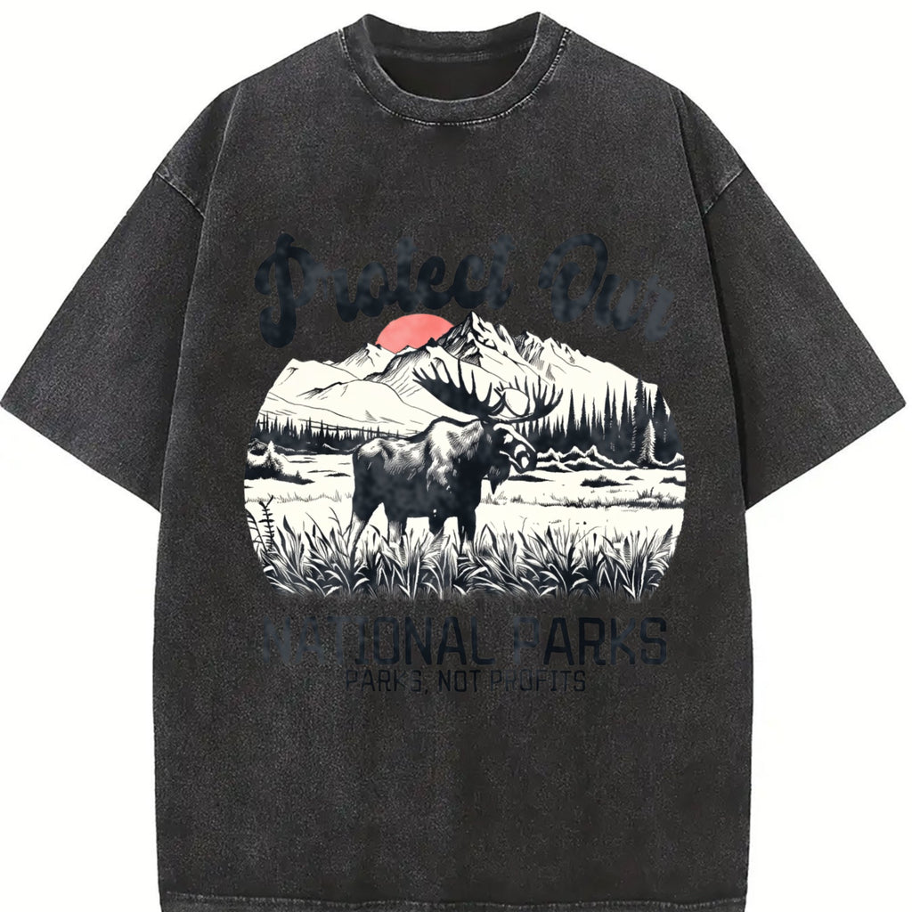 Protect Our National Parks Vintage Washed T-Shirt product image 2