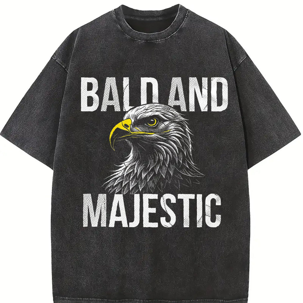 Funny Bald And Majestic Sarcastic Eagle Novelty Vintage product image 2