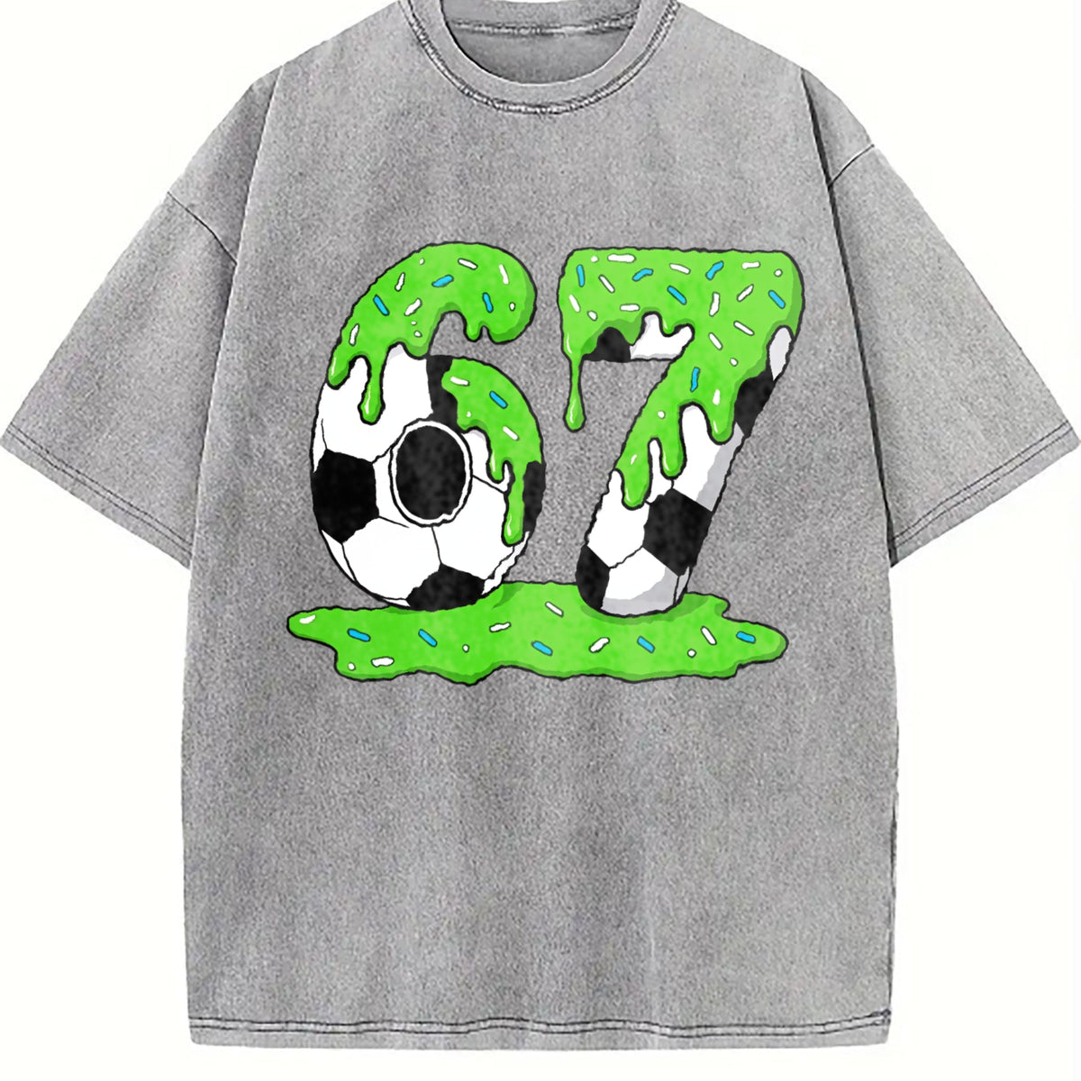 Global Soccer Fan Vintage Washed T-Shirt product image 5
