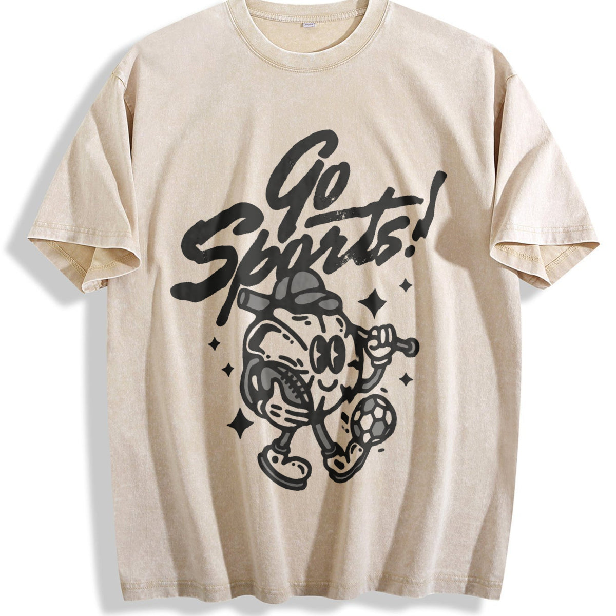 Go Sports 90s Vintage Washed T-Shirt product image 1