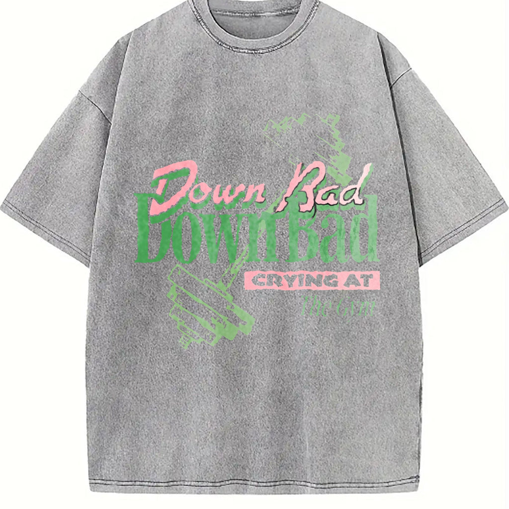 Bad Crying At The Gym Vintage Washed T-Shirt product image 5
