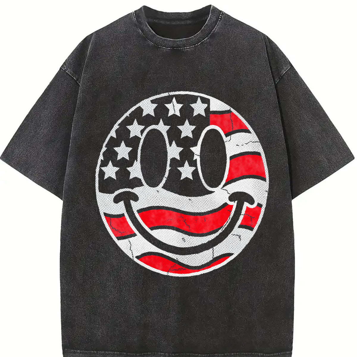 Funny American Flag Smile Sarcastic Fourth Of July Vintage product image 2