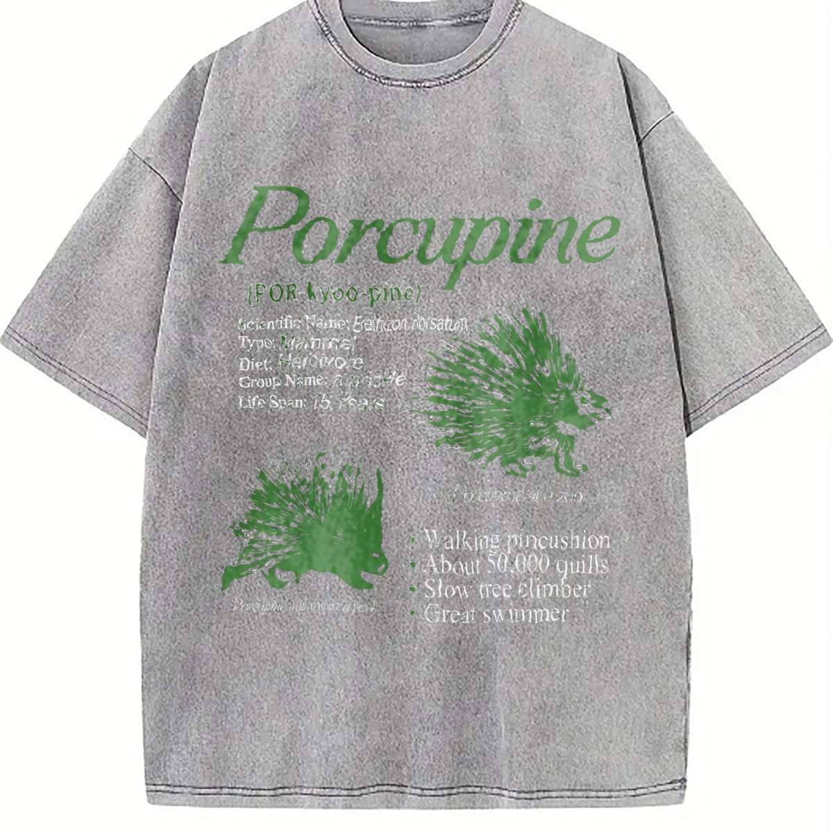 Porcupine 90s Vintage Washed T-Shirt product image 5