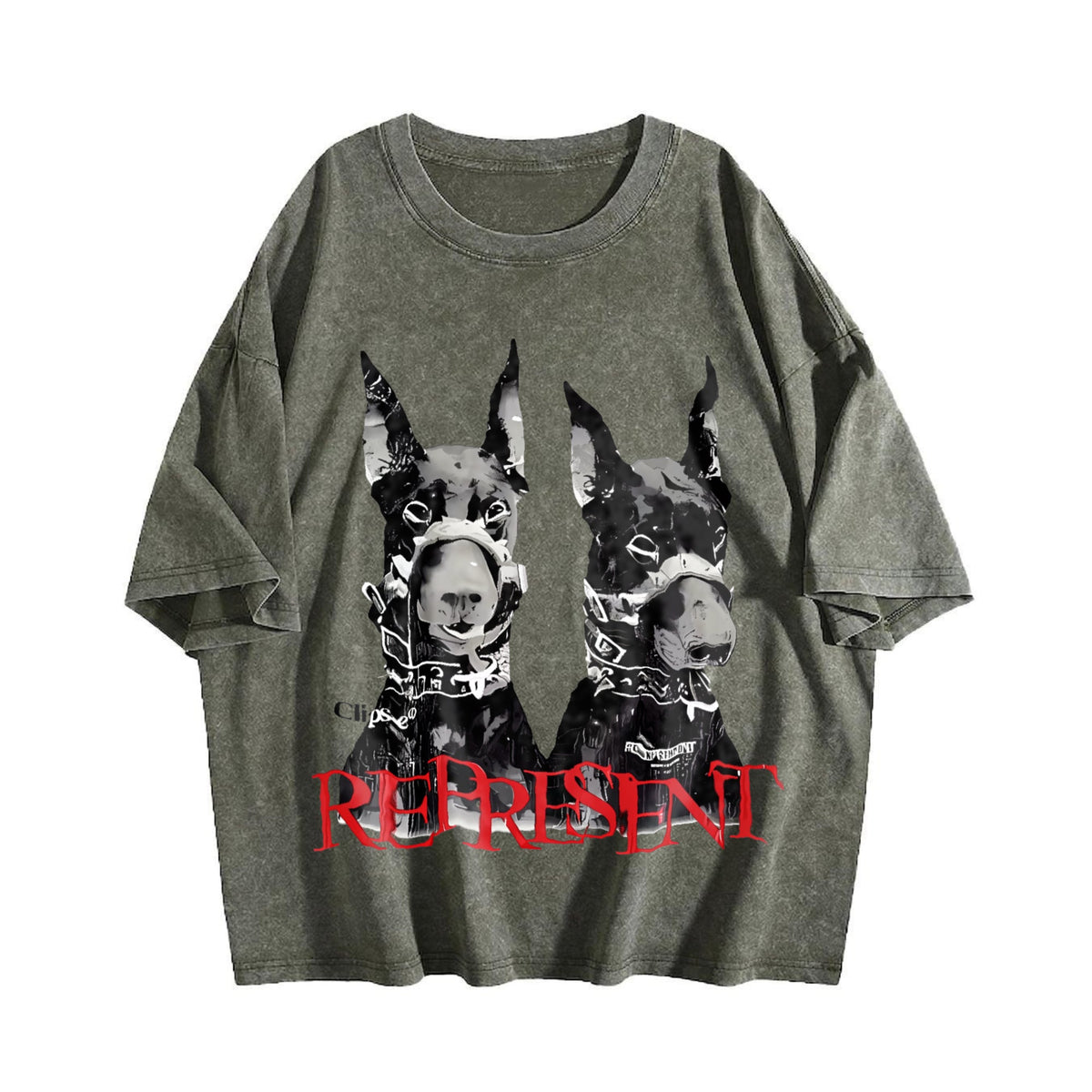 Doberman Represent Vintage Washed T-Shirt product image 4