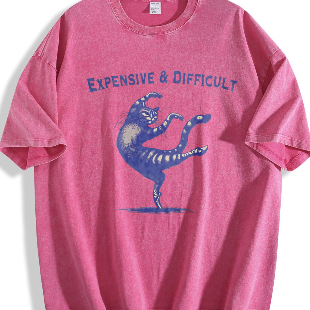 Expensive And Difficult Dancing Cat Funny 90s Vintage product image 7