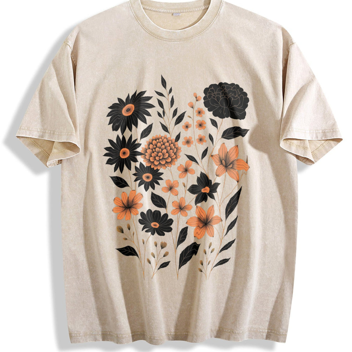 Pressed Flowers Vintage Washed T-Shirt product image 1