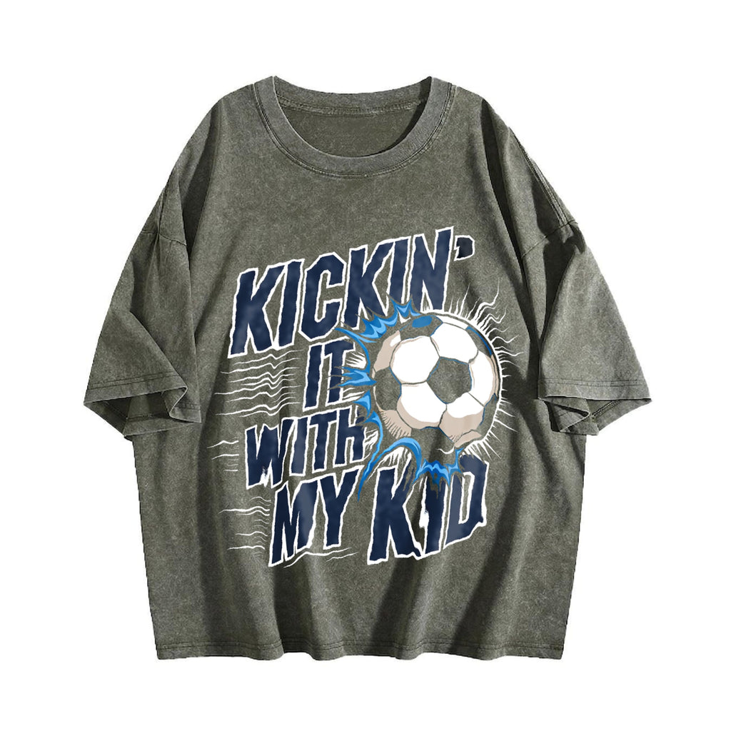 Global Soccer Fan Vintage Washed T-Shirt product image 4