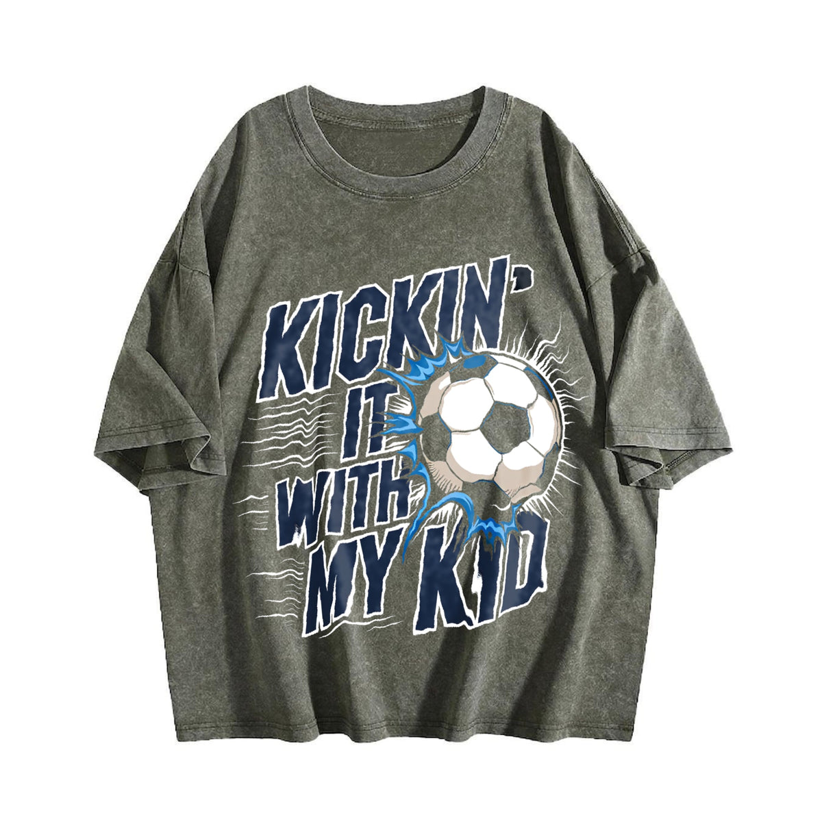 Global Soccer Fan Vintage Washed T-Shirt product image 4