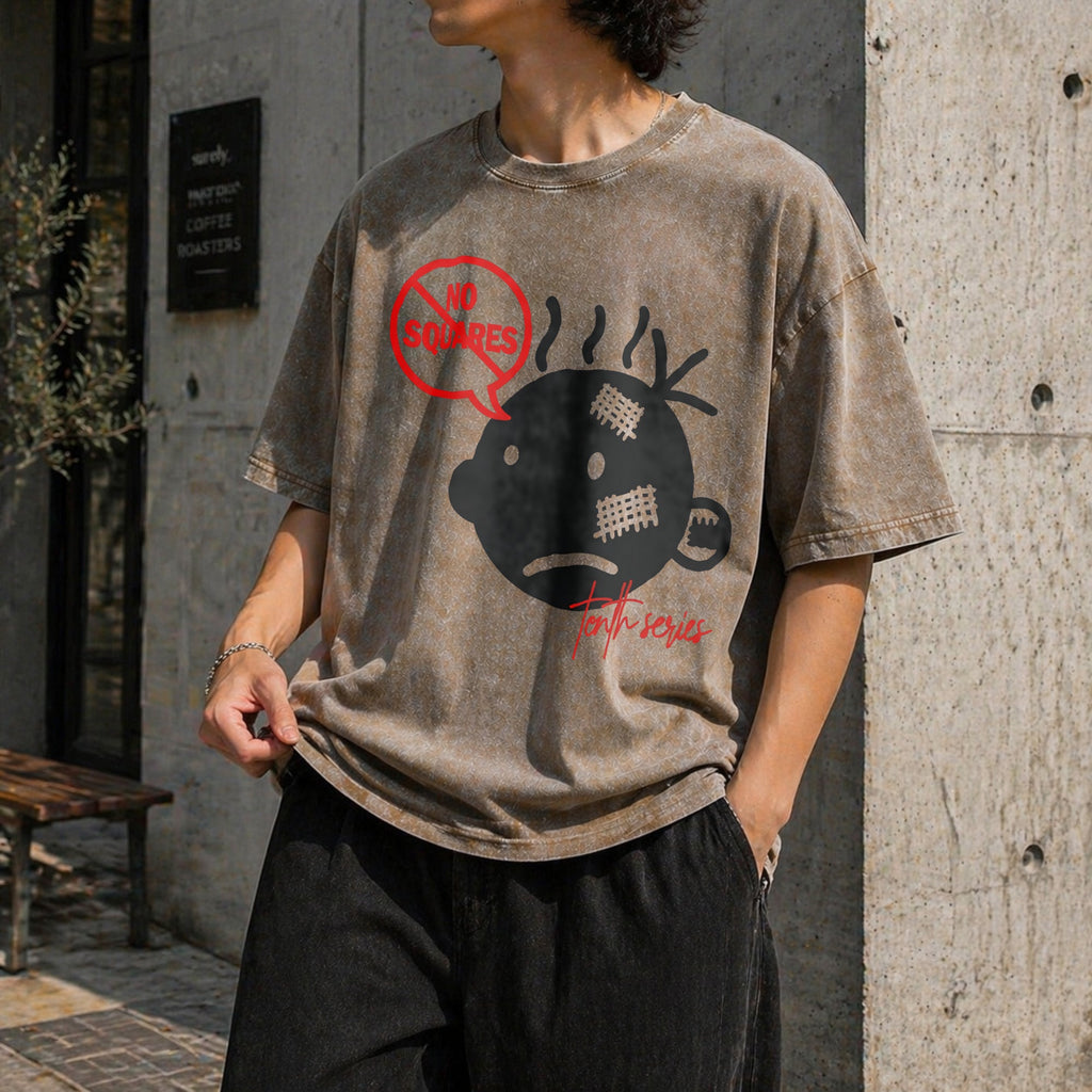 No Squares Vintage Washed T-Shirt product image 10