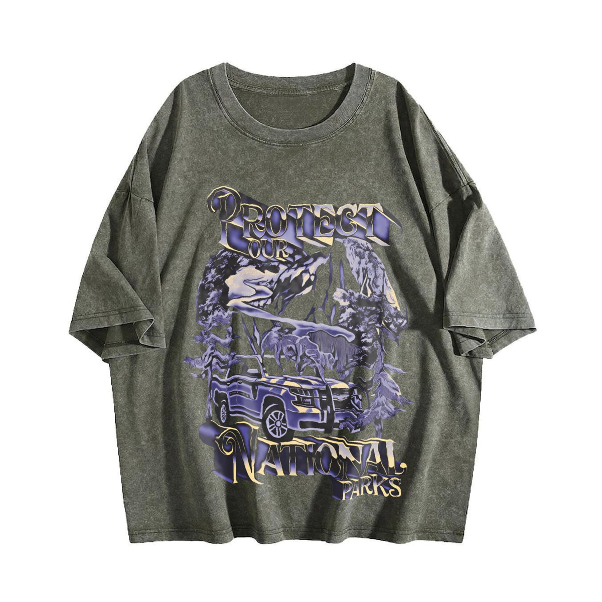 Protect Our National Parks Vintage Washed T-Shirt product image 4