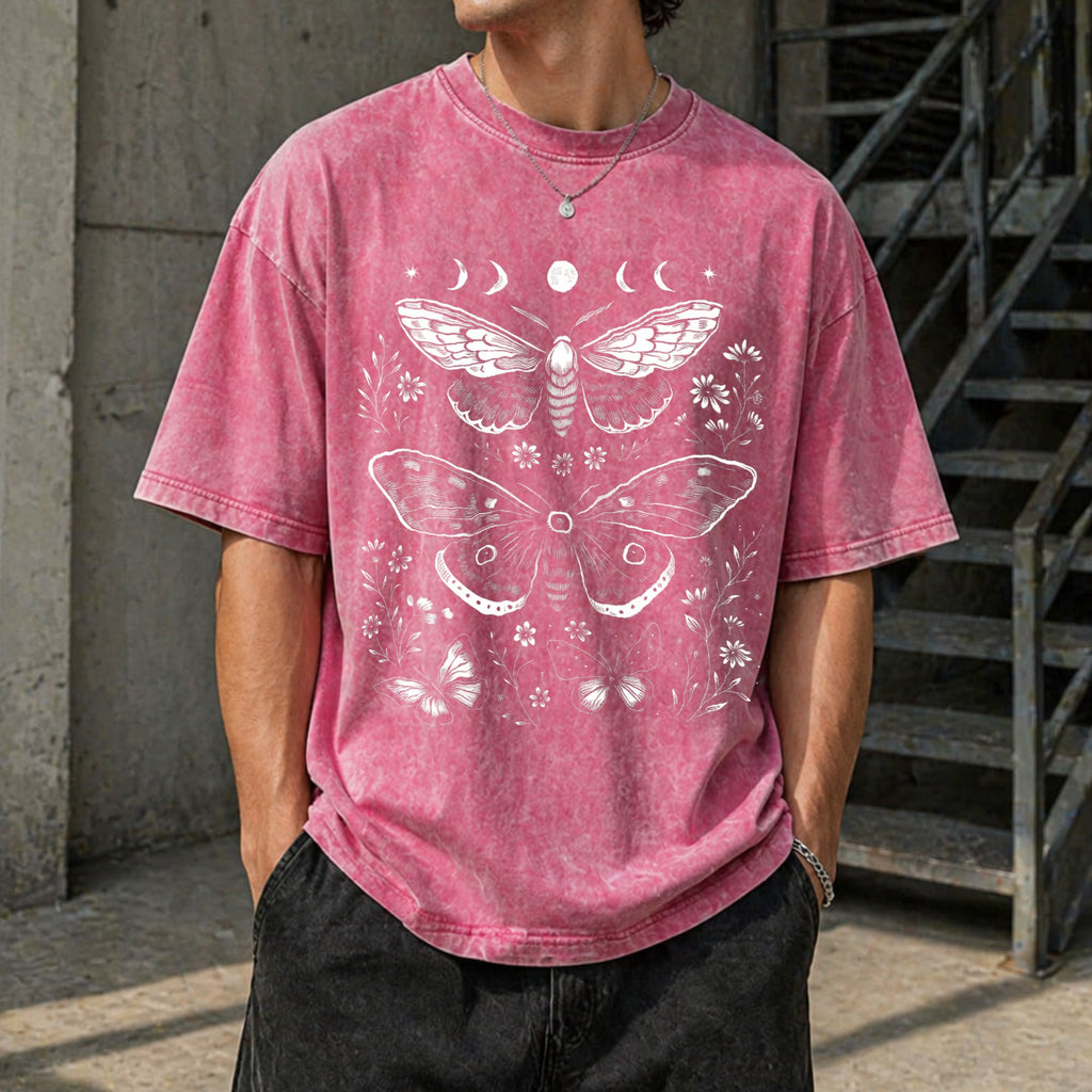 Moth Moon Vintage Washed T-Shirt product image 7
