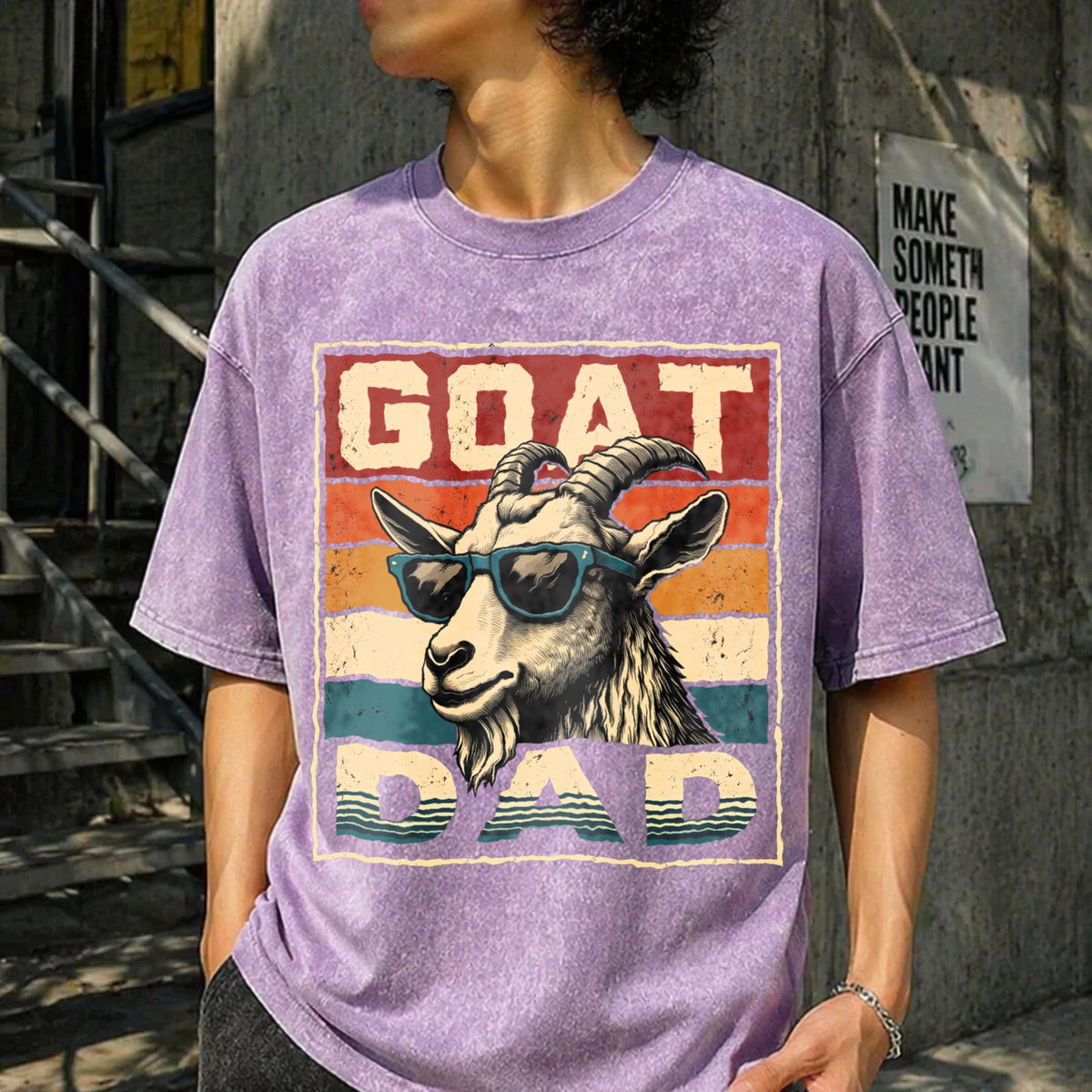 Goat Daddy Vintage Washed T-Shirt product image 6