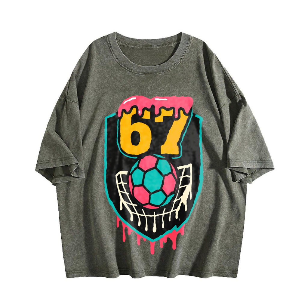 Global Soccer Fan Vintage Washed T-Shirt product image 4