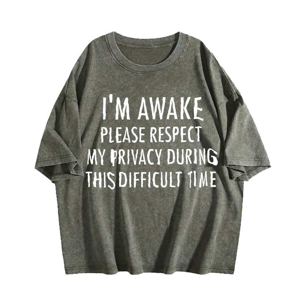 I'm Awake Vintage Washed T-Shirt product image 4