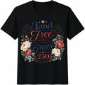 Land Of The Free Because Of Brave Cotton T-Shirt product image 1