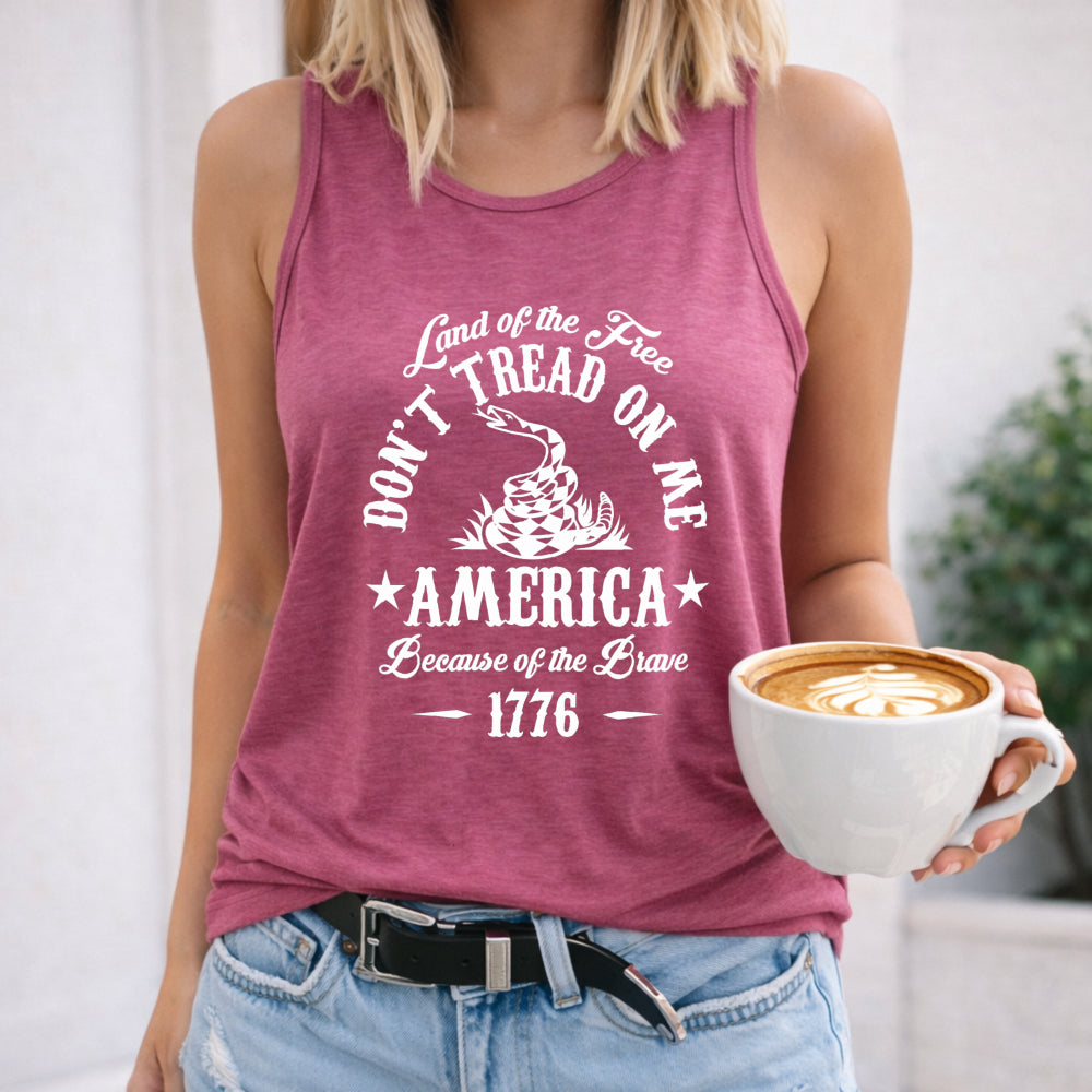 America Land Of Free Women's Tank Top
