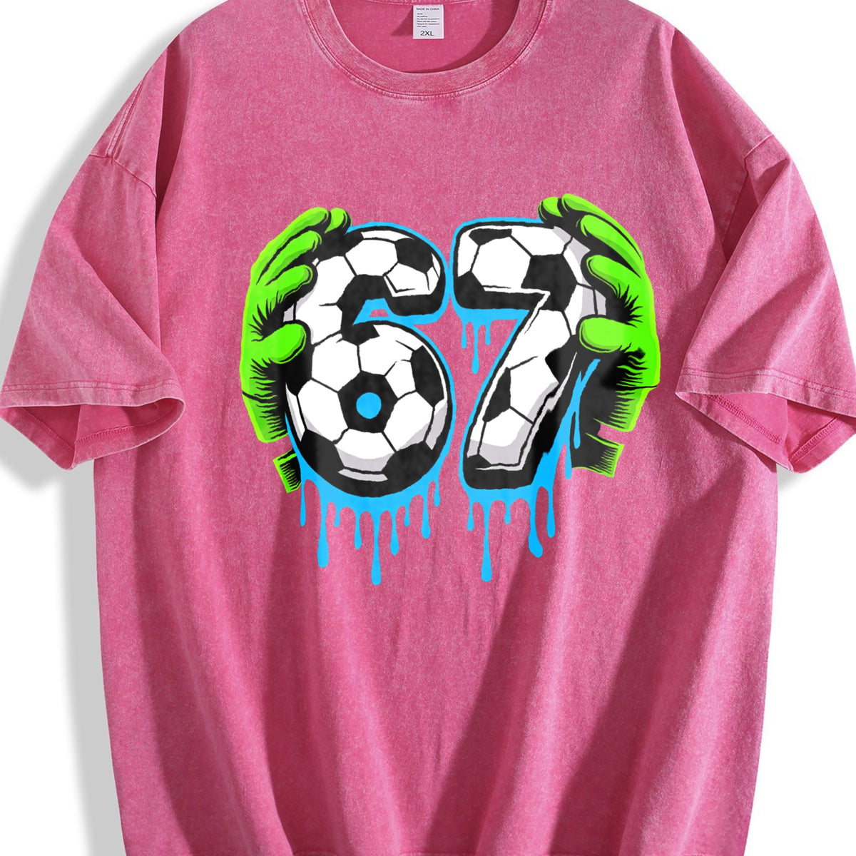 Global Soccer Fan Vintage Washed T-Shirt product image 7
