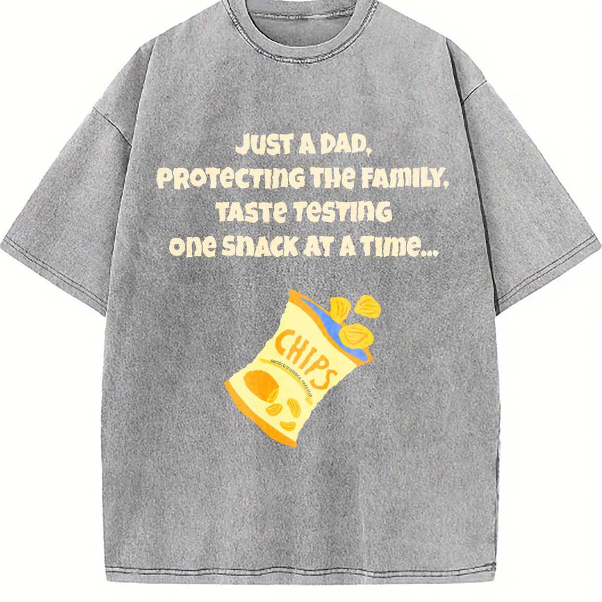 Funny Dad Vintage Washed T-Shirt product image 5