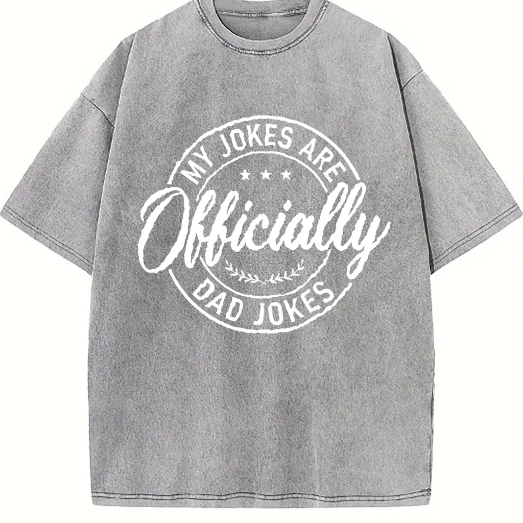 My Jokes Are Officially Dad Vintage Washed T-Shirt product image 5