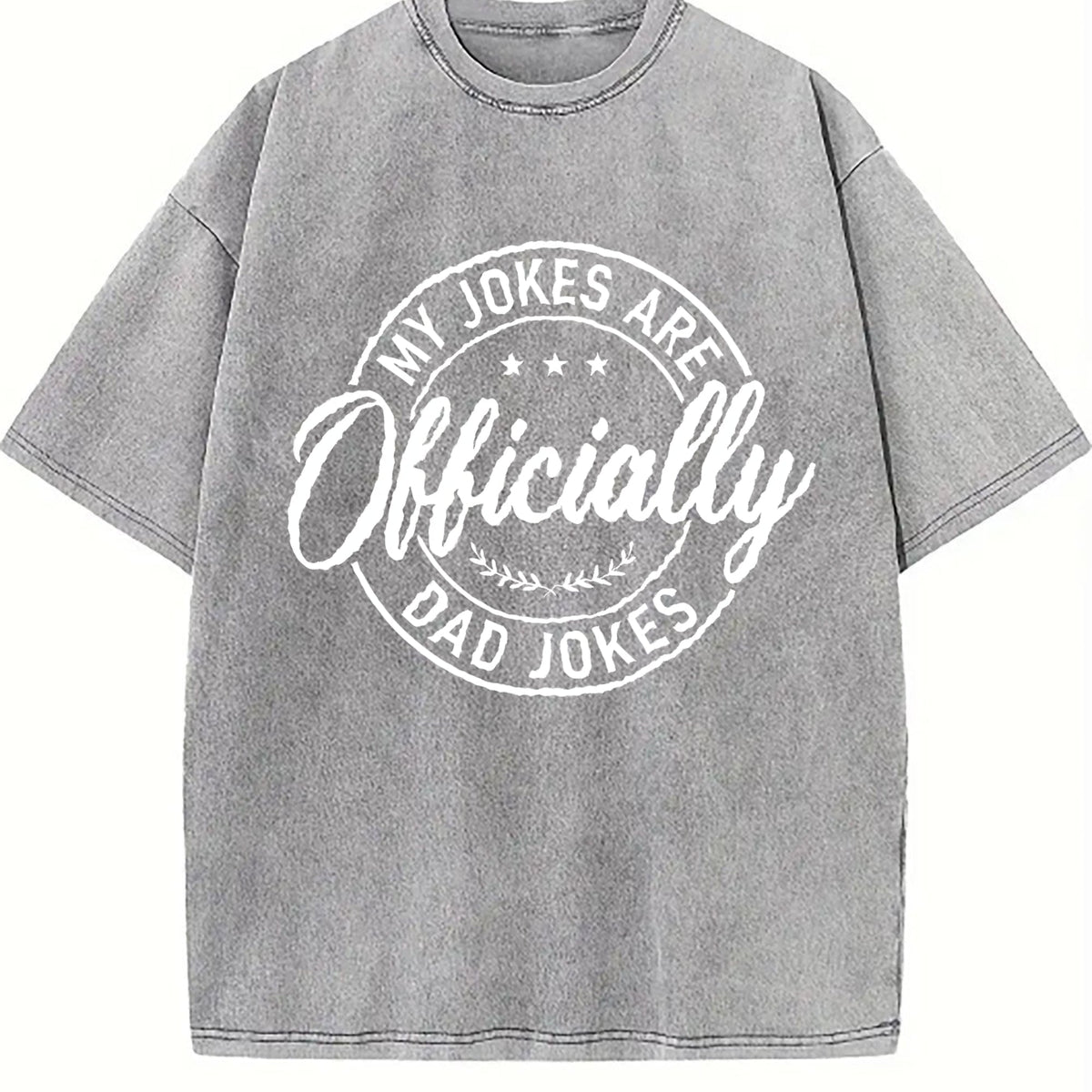 My Jokes Are Officially Dad Vintage Washed T-Shirt product image 5