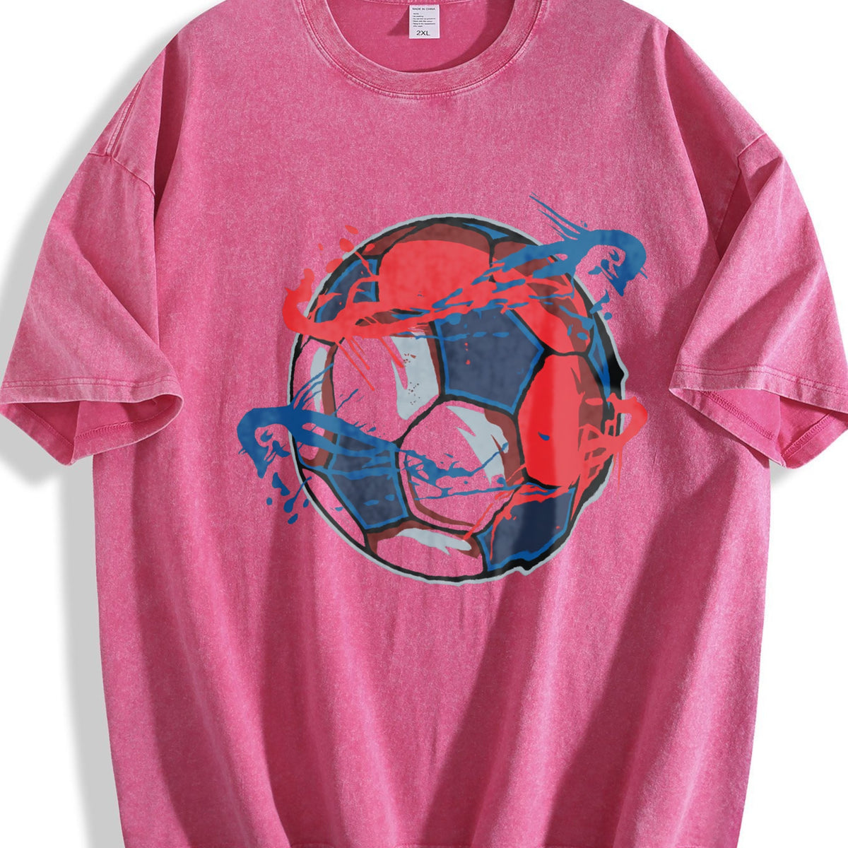 Global Soccer Fan Vintage Washed T-Shirt product image 7