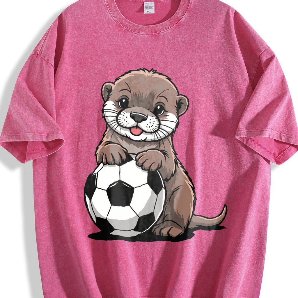 Global Soccer Fan Vintage Washed T-Shirt product image 7